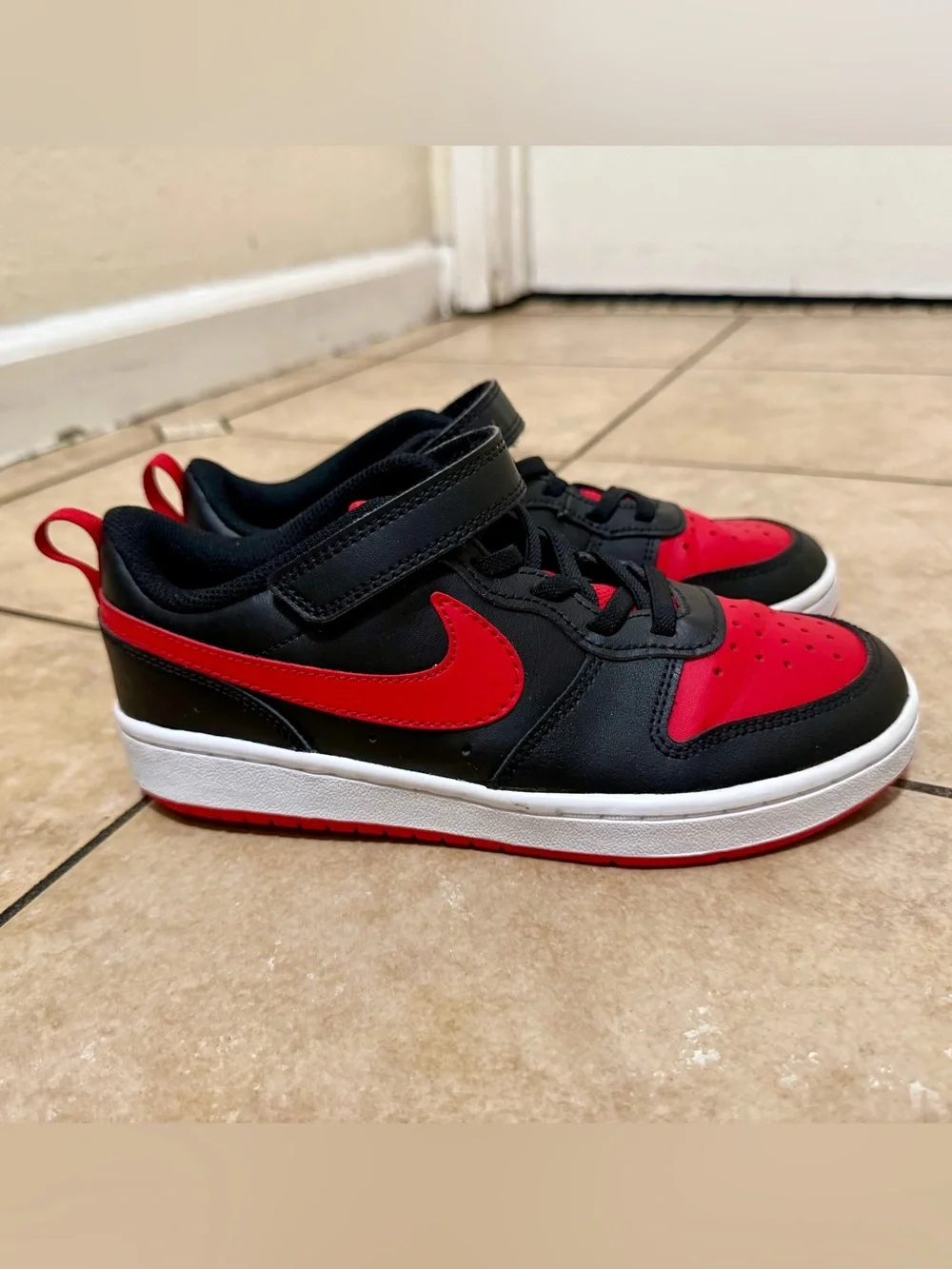 Kids Nike Court Borough Low 2 PSV 'Bred'